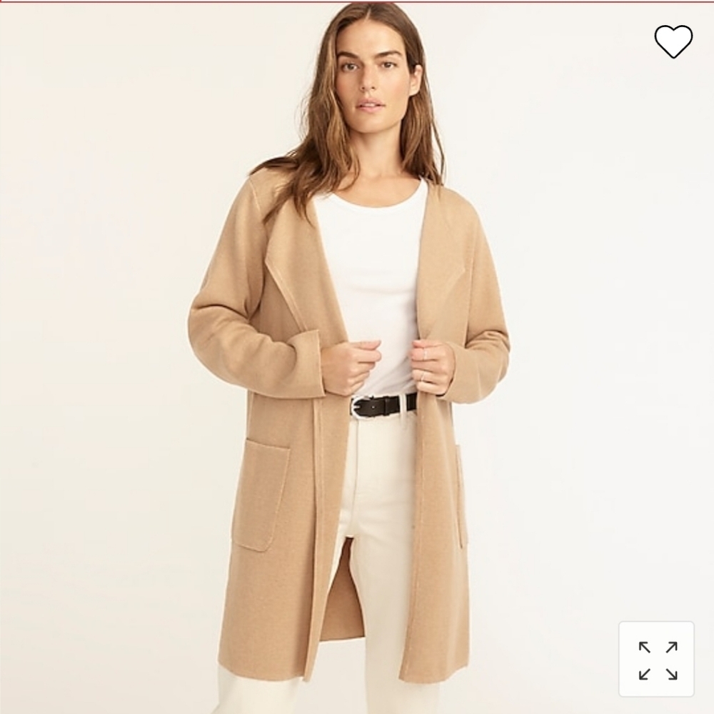 Juliette collarless sweater-blazer